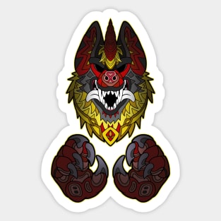 Fire Beast Sticker